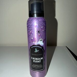 I SCREAM FLOAT Bath & Body Works Shimmer Fizz Lotion